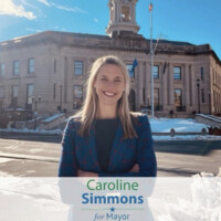 Caroline Simmons for Mayor logo, Caroline Simmons for Mayor contact details