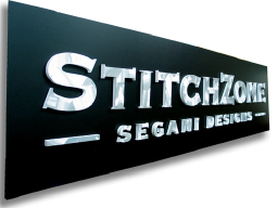 StitchZone logo, StitchZone contact details