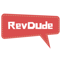 RevDude logo, RevDude contact details