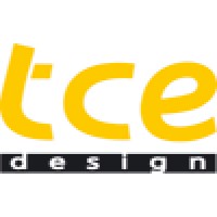 TCE DESIGN logo, TCE DESIGN contact details