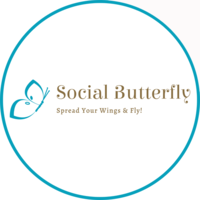 Social Butterfly - social media designer logo, Social Butterfly - social media designer contact details