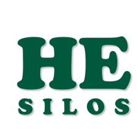 HE Silos logo, HE Silos contact details