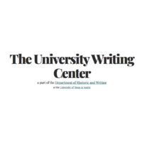 The University Writing Center logo, The University Writing Center contact details