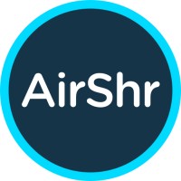 AirShr logo, AirShr contact details