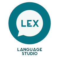 LEX Language Studio logo, LEX Language Studio contact details