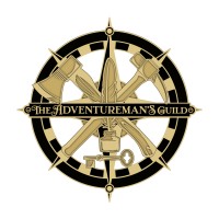 The Adventureman's Guild logo, The Adventureman's Guild contact details