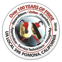 UA Local 398 Plumbers & Steamfitters logo, UA Local 398 Plumbers & Steamfitters contact details