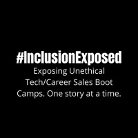 #InclusionExposed logo, #InclusionExposed contact details