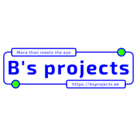 B's projects logo, B's projects contact details