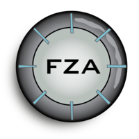 FZA logo, FZA contact details