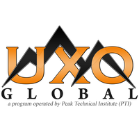 UXO Global logo, UXO Global contact details