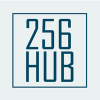 256 HUB logo, 256 HUB contact details