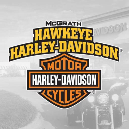 McGrath Hawkeye Harley Davidson logo, McGrath Hawkeye Harley Davidson contact details