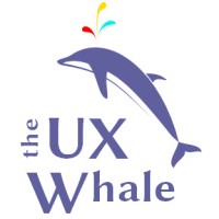 theUXWhale logo, theUXWhale contact details