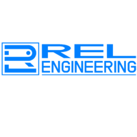 REL Engineering logo, REL Engineering contact details