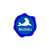 BluSEALS logo, BluSEALS contact details