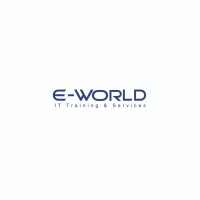 e-World logo, e-World contact details