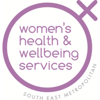 'Women''s Health and Wellbeing Services' logo, 'Women''s Health and Wellbeing Services' contact details