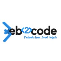 Web2code logo, Web2code contact details