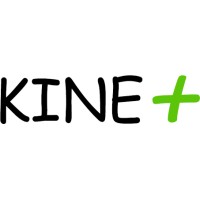 KINE+ logo, KINE+ contact details