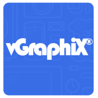 vGraphiX logo, vGraphiX contact details