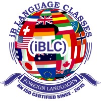 iB Language Classes logo, iB Language Classes contact details