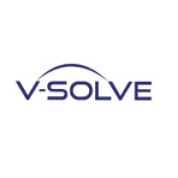 V-Solve logo, V-Solve contact details