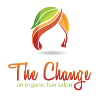 The Change, an organic hair salon logo, The Change, an organic hair salon contact details