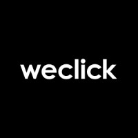 WeClick logo, WeClick contact details