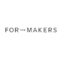 For the Makers logo, For the Makers contact details