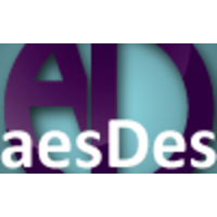 aesDes logo, aesDes contact details