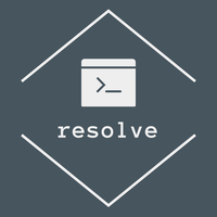 resolve logo, resolve contact details