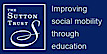 The Sutton Trust logo, The Sutton Trust contact details