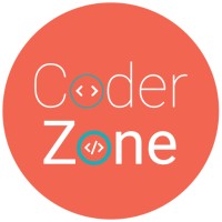 The Coder Zone logo, The Coder Zone contact details