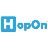 HopOn logo, HopOn contact details