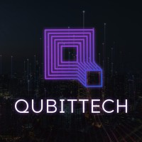 QubitTech logo, QubitTech contact details