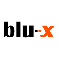 blu-x logo, blu-x contact details