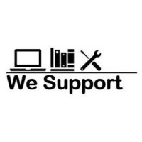 We Support logo, We Support contact details