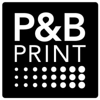 P&B Print logo, P&B Print contact details