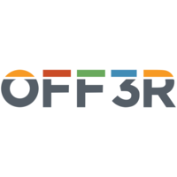 OFF3R logo, OFF3R contact details