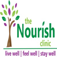 The Nourish Clinic logo, The Nourish Clinic contact details