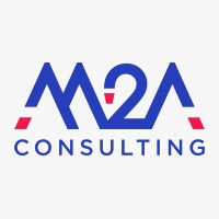 M2A Consulting logo, M2A Consulting contact details