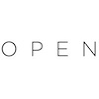 O P E N logo, O P E N contact details