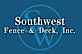 Southwest Fence & Deck logo, Southwest Fence & Deck contact details