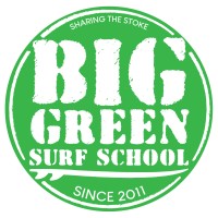 Big Green Surf School logo, Big Green Surf School contact details