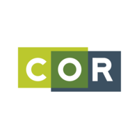 COR logo, COR contact details