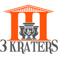 Three Kraters logo, Three Kraters contact details