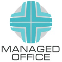 ManagedOffice logo, ManagedOffice contact details