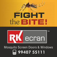 RK ecran logo, RK ecran contact details