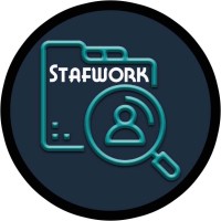 StafWork logo, StafWork contact details